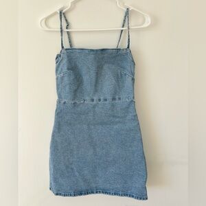 Zara Blue Denim Mini Dress